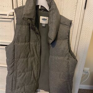 Old Navy Charcoal Puffer Vest